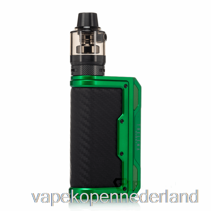 Elektronische Sigaret Vape Verloren Vape Thelema Quest 200w Startpakket Smaragdgroen / Koolstofvezel